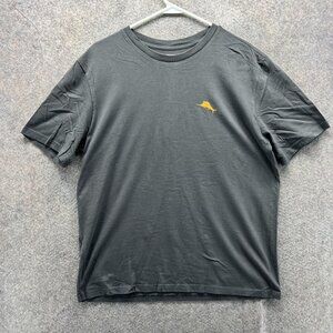 Tommy Bahama Shirt Mens Medium Gray Winner Take Ale Poker Graphic Tee Casual